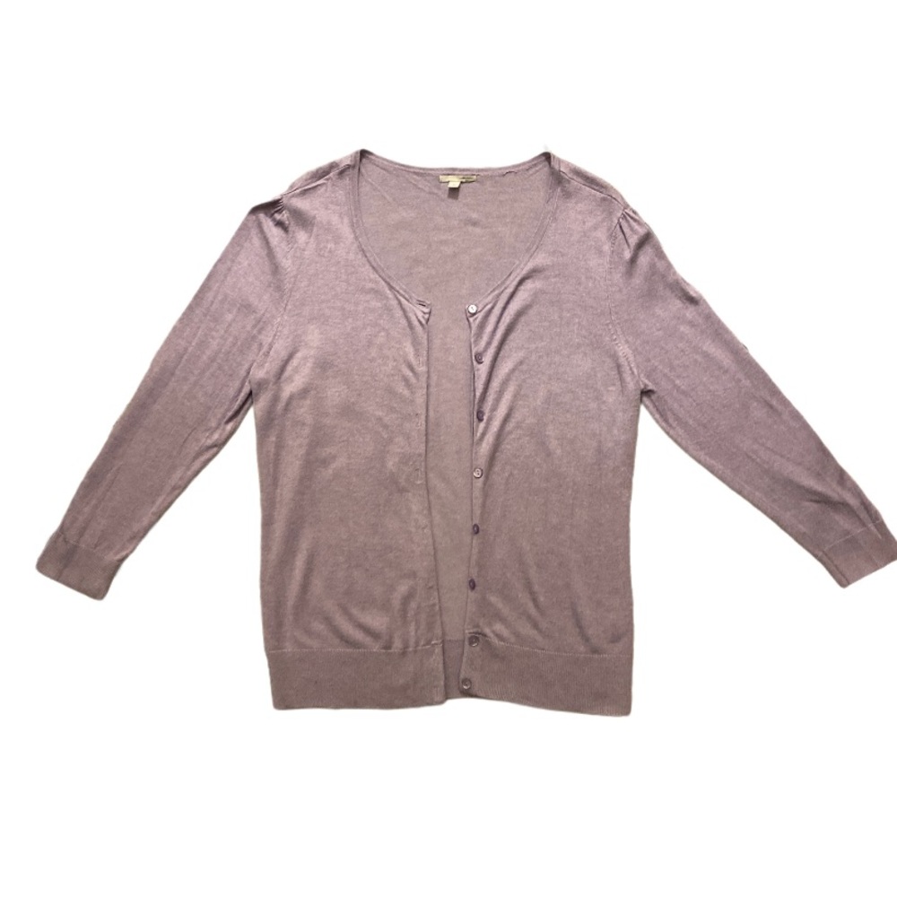 FINAL PRICE! Halogen Purple Cardigan Button Down Sweater
